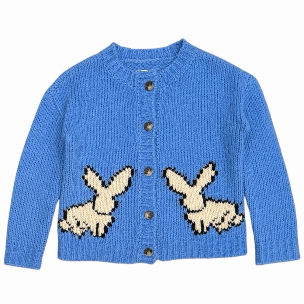 Anthropologie Maeve Novelty Bunny Slope Cardigan